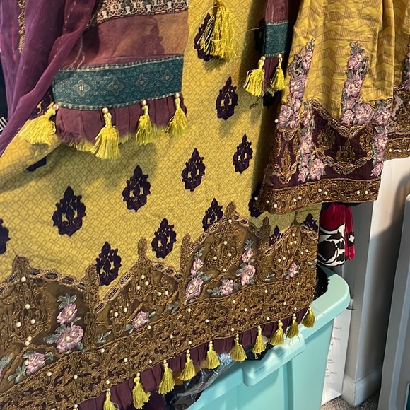 Pakistani shalwar kameez designer Asim Jofa original eid sana safinaz Limelight - Picture 13 of 17